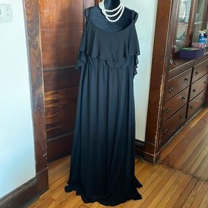 Plus size cocktail maxi dress